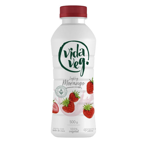 IOGURTE VIDA VEG COCO MORANGO 500g
