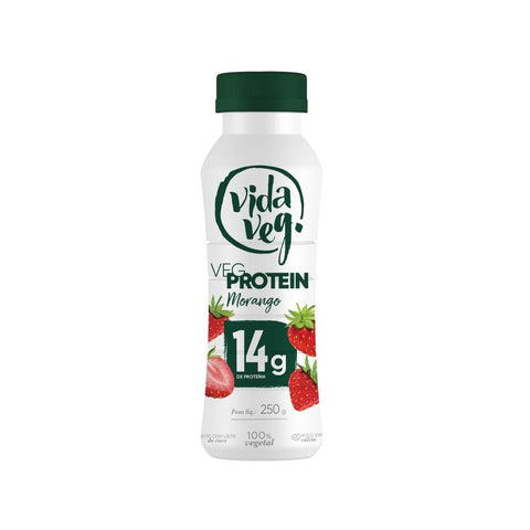IOGURTE VIDA VEG PROTEIN 14g COCO MORANGO 250g