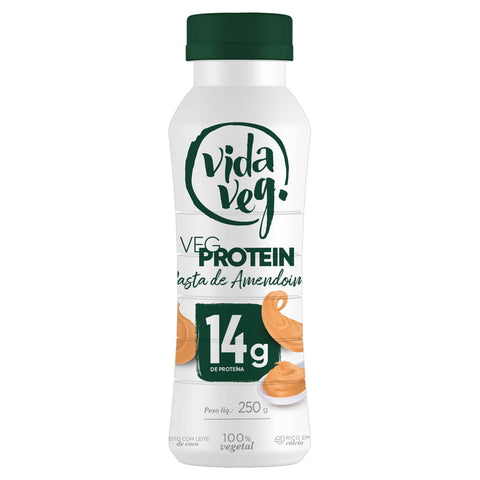 IOGURTE VIDA VEG PROTEIN 14g PASTA AMENDOIM 250g