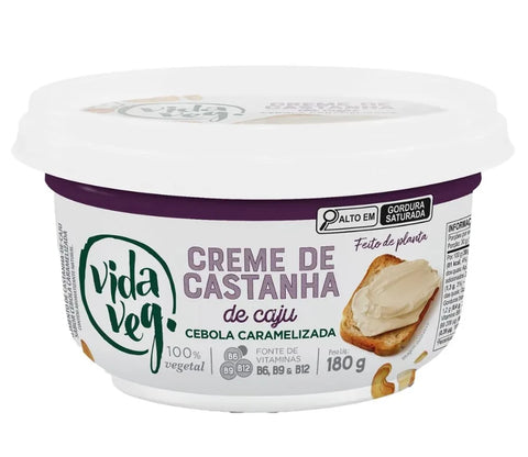 CREME CASTANHA CAJU VIDA VEG 180G CEBOLA CARAMELI