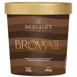 SORVETE BACIO DI LATTE POTE 490ML BROWNIE