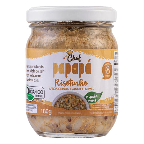 REF INFANTIL PAPAPA RISOTINHO 180G ARROZ QUIN FGO
