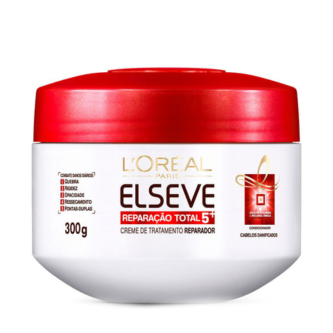 CREME TRATAMENTO ELSEVE 300G REPARACAO TOTAL 5