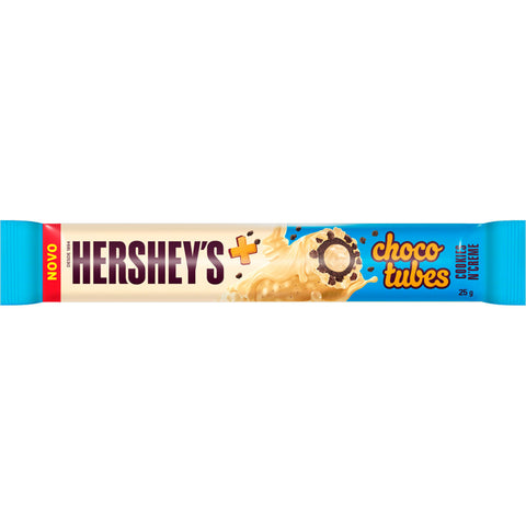 CHOCOLATE HERSHEYS CHOCOTUBES WAFER COOKIES N CREME 25g