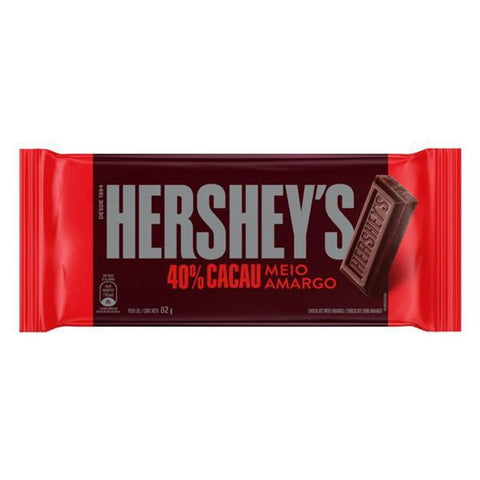 CHOCOLATE HERSHEYS MEIO AMARGO 82g
