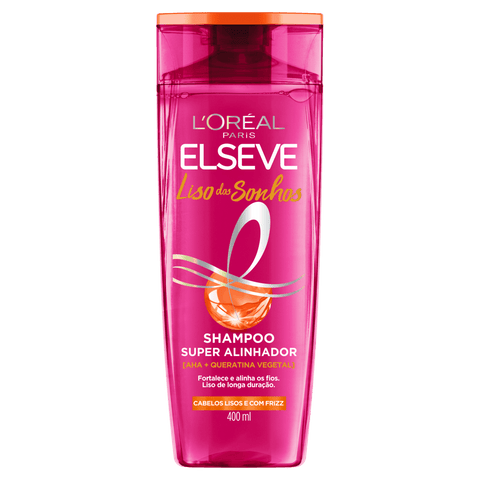 SHAMPOO ELSEVE 400ML LISO SONHO FRIZ