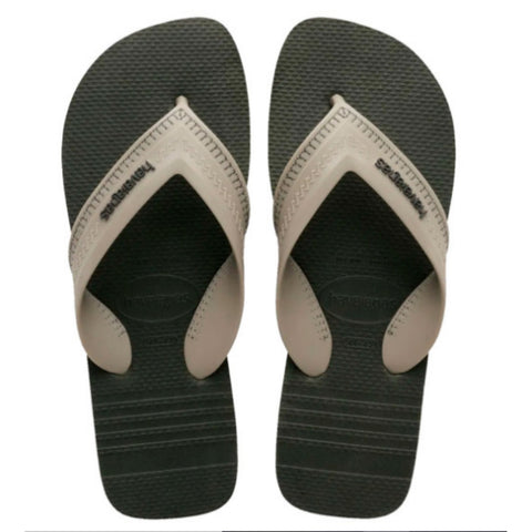 HAVAIANAS HYBRID BE VERDE OLIVE/CIMENTO 39/40
