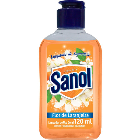 LIMPADOR SANOL FLOR DE LARANJEIRA CONC 120ml