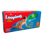 FRALDA LOOPING MAXI COMFORT MEGA G C/38