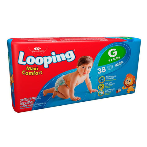 FRALDA LOOPING MAXI COMFORT MEGA G C/38