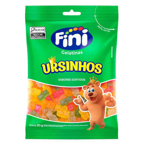 BALA FINI GELATINAS 90G URSINHOS