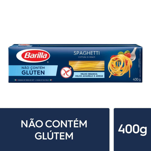 MACARRAO BARILLA S/GLUTEN SPAGHETTI 400G
