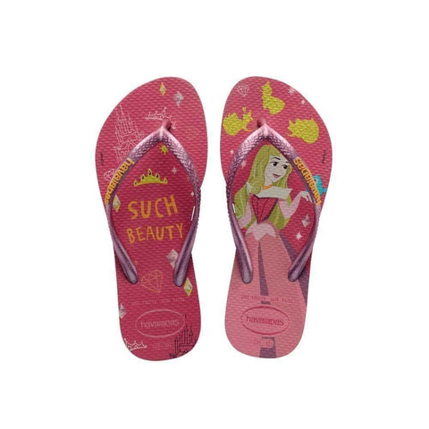 HAVAIANAS KIDS SLIM PRINCESS ROSA CRISTAL 29/30