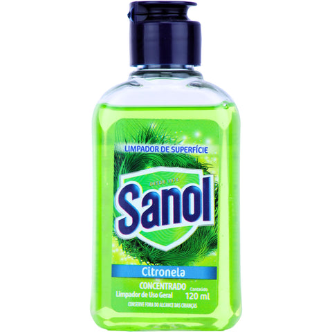 LIMPADOR SANOL CONC 120ML CITRONELA