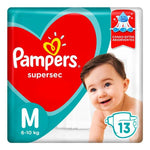 FRALDA PAMPERS SUPERSEC M C/13