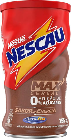 ACHOCOLATADO NESCAU MAX ZERO ACUCAR 165g