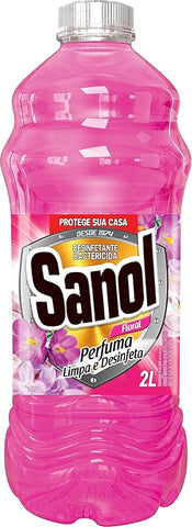 DESINFETANTE SANOL FLORES E FRUTAS 2L