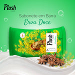 SABONETE PLUSH CARE ERVA DOCE 180g