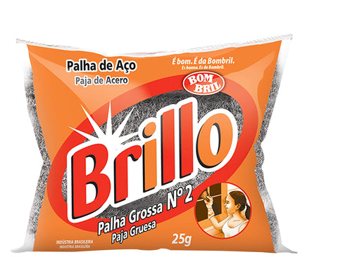 PALHA DE ACO BRILLO N2 25g
