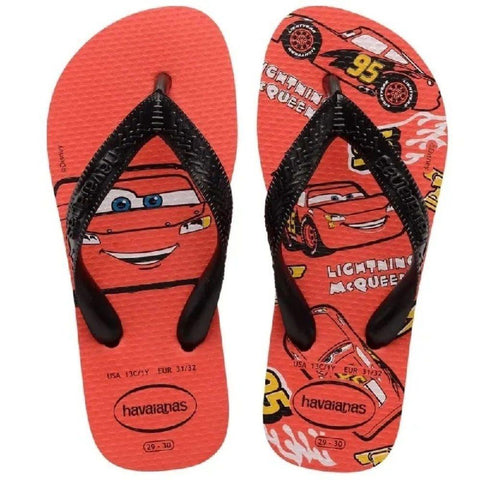 HAVAIANAS KIDS CARS VERMELHO CRUSH 33/34