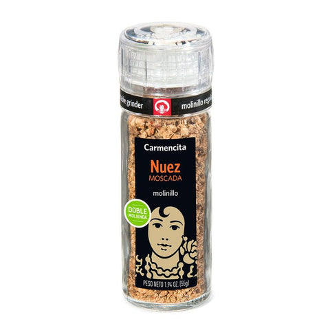 CONDIMENTO CARMENCITA NOZ MOSCADA 55G COM MOEDOR