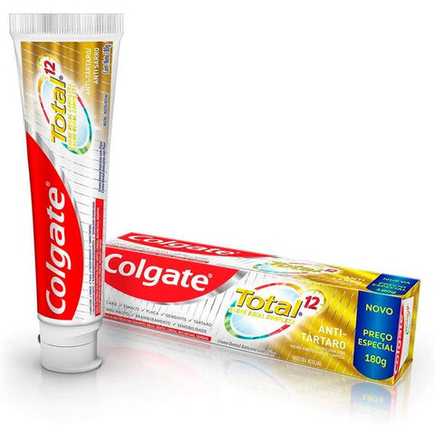 CREME DENTAL COLGATE TOTAL 12 ANTI TARTARO 180g