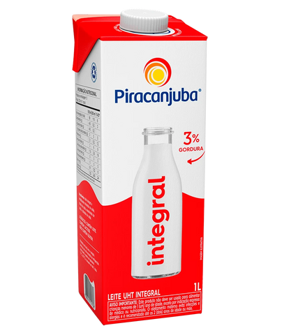 LEITE PIRACANJUBA INTEGRAL 1L