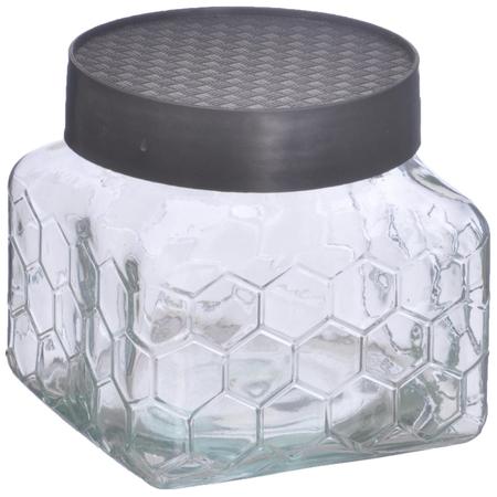 POTE VIDRO QUADRADO COLMEIA 1l