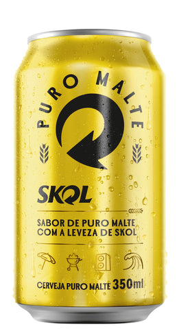 CERVEJA SKOL PURO MALTE 350ml