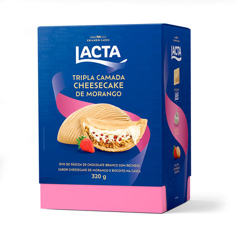 OVO LACTA TRIPLA CAMADA 320G CHEESECAKE MORA