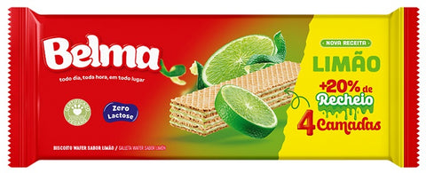 BISCOITO BELMA WAFER 90G LIMAO