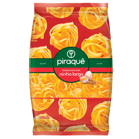 MACARRAO PIRAQUE OVOS NINHO 500G LARGO