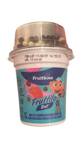 IOGURTE FRUTTBOM FRUTTITO BALL 125G MORANGO