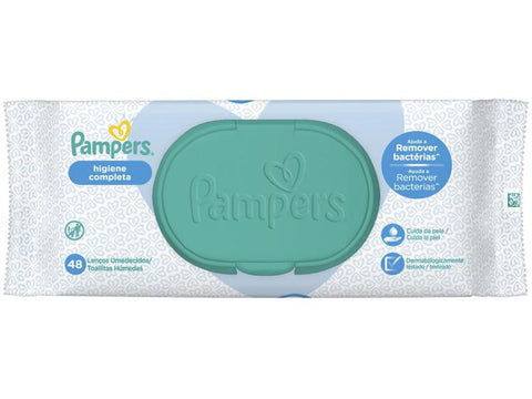 LENCO UMEDECIDO PAMPERS HIGIENE COMPLETA C/48