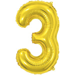 BALAO ALEGRIA FESTA MET TOPPER N3 DOURADO C/1