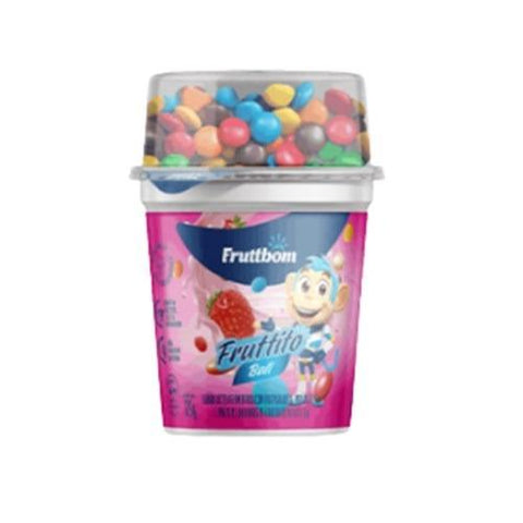 IOGURTE FRUTTBOM FRUTTITO BALL 125G MORANGO COLORID