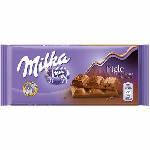 CHOCOLATE MILKA TRIPLE CHOCOLATE 90g