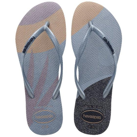 HAVAIANAS SLIM PALETTE GLW AZUL ASHLEY 39/40