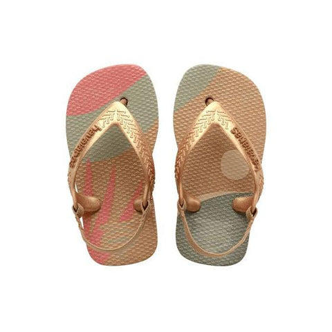 HAVAIANAS BABY PALETTE GLOW AREIA DOURADO 21