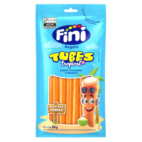 BALA FINI REGALIZ TUBES 80g TROPICAL