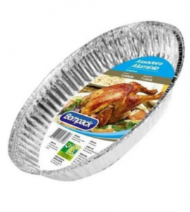ASSADEIRA ALUMINIO GLOBO PACK OVAL 7 LITROS