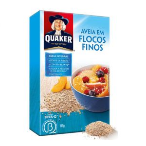AVEIA QUAKER FLOCOS FINOS 165g