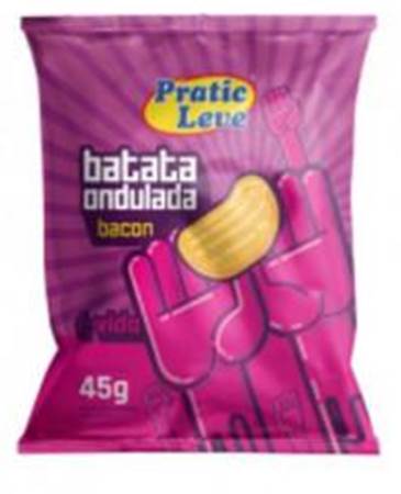 BATATA PRATIC LEVE ONDULADA 40G BACON