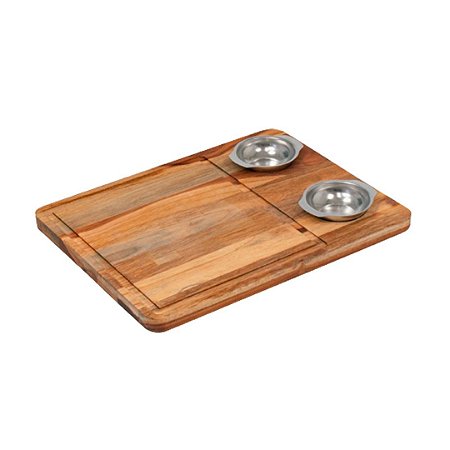 TABUA CHURRASCO DEBIASI TECA GRANDE C/MOLHEIRA TK4