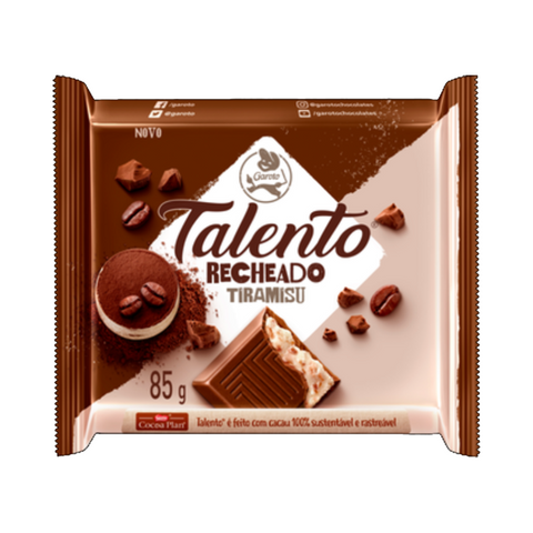CHOCOLATE GAROTO TALENTO RECH TIRAMISU 85g