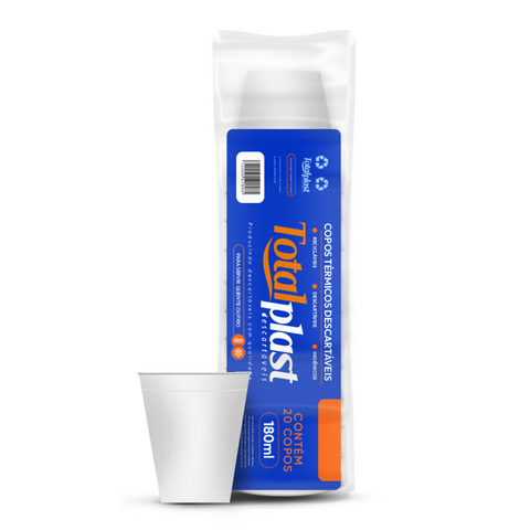 COPO TOTALPLAST TERMICO C/20 180ml
