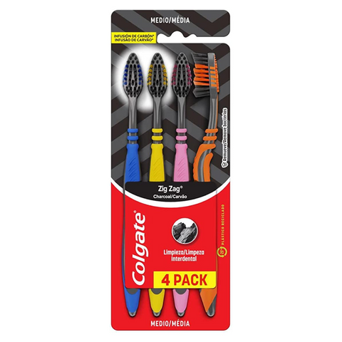 ESCOVA DENTAL COLGATE ZIGZAG CARVAO MD