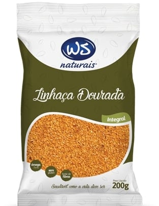 LINHACA WS NATURAIS 200G DOURADA
