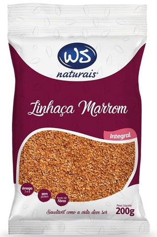 LINHACA WS NATURAIS 200G MARROM