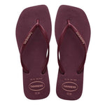 HAVAIANAS SLIM SQUARE LOGO POP UP T ROXA 39/40